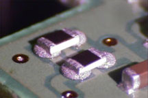 Equipped with post-attached resistor